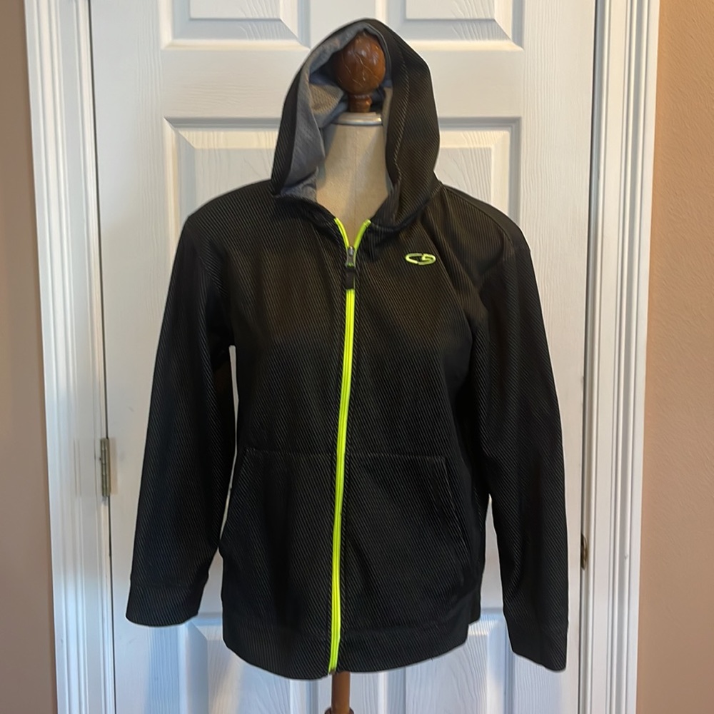 C9 champion hooded jacket coat zipper front pockets boys size 12-14 L
